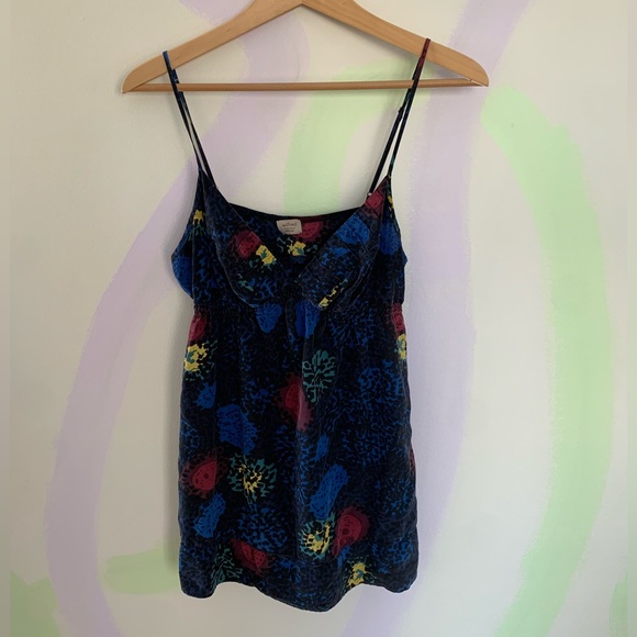 Wilfred 100% Silk Floral Babydoll Camisole - Picture 3 of 4